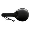 Padded Leather Ping Pong Paddle - Black