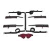 Saffron Under the Bed Restraint System - Black/Red