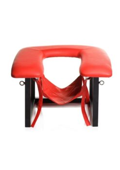 Master Series Face Rider Queening Chair - Red/Black