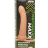 Performance Maxx Rechargeable Silicone Ribbed Dual Penetrator Extender - Vanilla