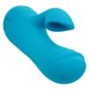 California Dreaming Sunset Beach Seducer Rechargeable Silicone Dual Vibrator - Blue