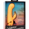 California Dreaming Montecito Muse Rechargeable Silicone Dual Vibrator - Orange