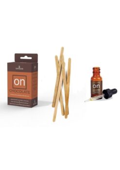 On Chocolate Arousal Oil 5ml Medium Box 12 Piece + Tester/Sticks Refill Kit