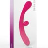 JimmyJane Reflexx Rabbit 3 Rechargeable Silicone Vibrator - Fuchsia