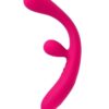 JimmyJane Reflexx Rabbit 3 Rechargeable Silicone Vibrator - Fuchsia