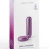 JimmyJane Mini Chroma Metal Rechargeable Bullet with Remote - Purple