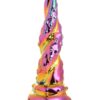 Creature Cocks Enchantress Rainbow Glass Dildo - Multicolor