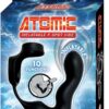 Atomic Inflatable P-Spot Rechargeable Silicone Vibrator with Remote - Black