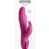 Inya Passion Rechargeable Silicone Rabbit Vibrator - Pink