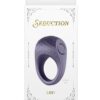 Seduction Levi Rechargeable Silicone Cock Ring - Gray