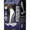 Blue Line Bling Prostate Massager Plug 2.5in - Stainless Steel