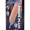 Blue Line Penis Plug 3.5in - Stainless Steel