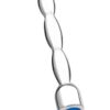 Blue Line Bling Bling Wavy Penis Plug 2in - Stainless Steel