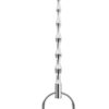 Blue Line Ribbed Urethral Sound 4.25in - Stainless Steel
