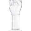 Glas Fist Glass Butt Plug 5in - Clear