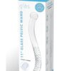 Glas Pelvic Glass Wand Double Ended 11in - Clear