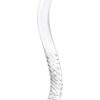 Glas Pelvic Glass Wand Double Ended 11in - Clear