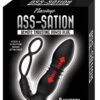 Ass-Sation Remote Thrusting Rechargeable Silicone Power Plug - Black