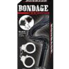 Nasstoys Bondage Whip Feather Clamps and Cuffs Kit - Black