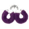 WhipSmart Furry Cuffs with Eye Mask - Purple