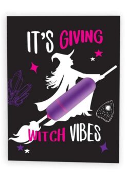 NaughtyVibe It`s Giving Witch Vibes Greeting Card
