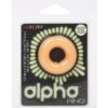 Alpha Glow in the Dark Liquid Silicone Prolong Medium Ring - Orange
