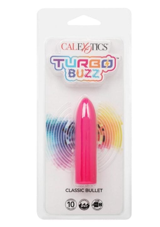 Turbo Buzz Classic Rechargeable Bullet - Pink