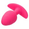Cheeky Rechargeable Silicone Glow in The Dark Butt Plug - Pink