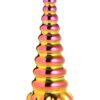 Creature Cocks Twilight Rainbow Glass Dildo - Multicolor