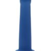 ME YOU US Blue Curved Silicone Dildo 6in - Blue