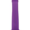 ME YOU US Curved Silicone Dildo 7in - Purple