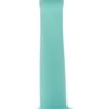 ME YOU US Curved Silicone Dildo 7in - Aqua