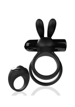 Screaming O Ohare XL Remote Control Rechargeable Silicone Vibrating Cock Ring - Black