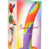 Simply Sweet Rainbow Silicone Dildo - Multicolor
