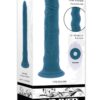 Tsunami Rechargeable Silicone Realistic Vibrator with Remote - Blue