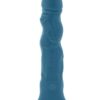 Tsunami Rechargeable Silicone Realistic Vibrator with Remote - Blue