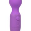 First Time Rechargeable Silicone Massager - Purple