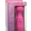 First Time Rechargeable Silicone Massager - Pink
