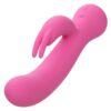 First Time Silicone Rechargeable Bunny Rabbit Vibrator - Pink