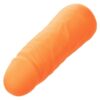 Mini Vibrating Studs Rechargeable Silicone Vibrator - Orange