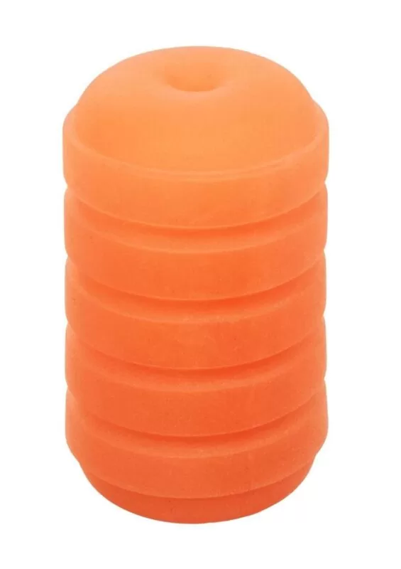 Pop Sock Ribbed Stroker - Orange