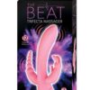 The Beat Trifecta Rechargeable Silicone Multifunction Rabbit Vibrator - Pink