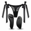 Coquette The Secret Panty Vibe Rechargeable Silicone Clitoral Vibrator - Black