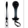 Gender X Blow Pop Glass Anal Plug - Black