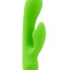Nu Sensuelle Jolie Nubii Rechargeable Silicone Mini Heating Rabbit - Lime Green