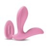 Secrets Rain Rechargeable Silicone Vibrator with Remote - Pink