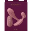 Secrets Echo Rechargeable Silicone G-Spot Vibrator with Clitoral Stimulation - Pink