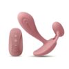 Secrets Echo Rechargeable Silicone G-Spot Vibrator with Clitoral Stimulation - Pink