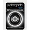 Renegade Fireman Ring Silicone Cock Ring - Medium - Black