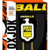 PissPig 3D Rubber Urinal Jock - Black/Yellow - Medium